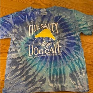 Salty Dog kids tie die T-shirt